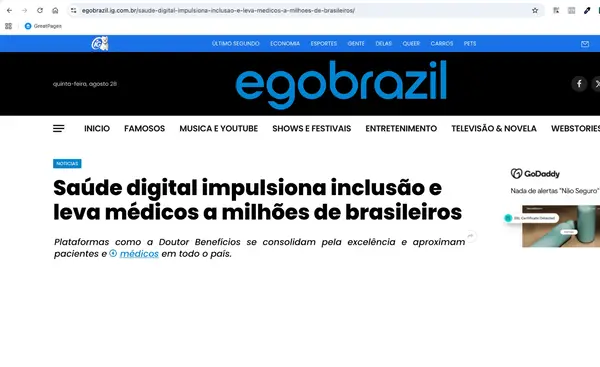 egobrazil — Saúde digital impulsiona inclusão